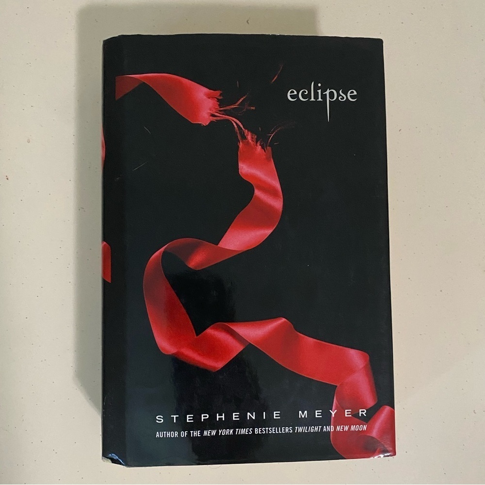 Eclipse Hardcover Book with Red Ribbon Design